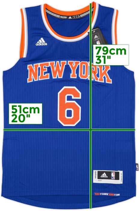 2015-17 New York Knicks Porzingis #6 adidas Swingman Away Jersey (S)