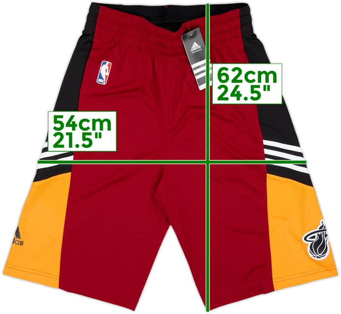 2014-15 Miami Heat adidas Training Shorts (S)