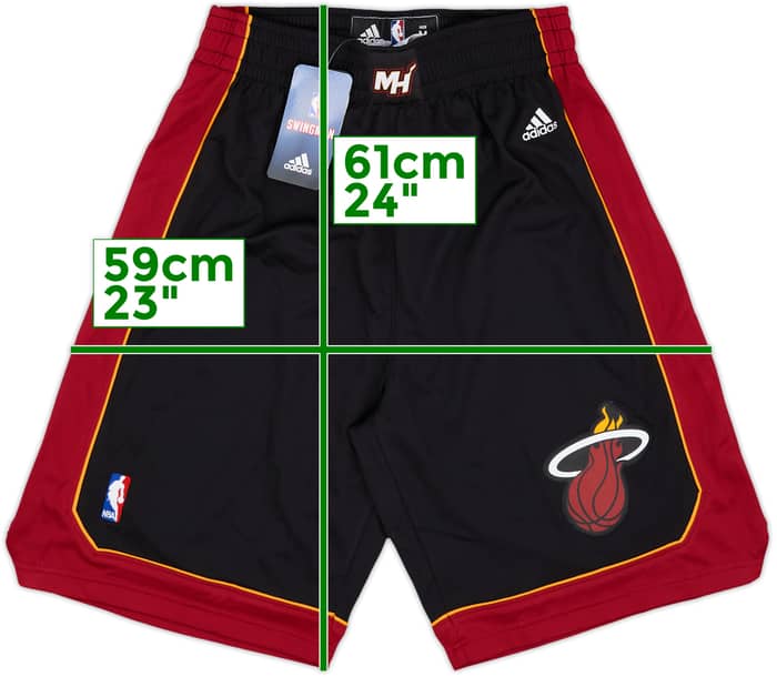 2010-14 Miami Heat adidas Swingman Away Shorts (M)
