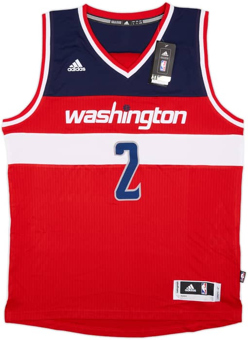 2014-17 Washington Wizards Wall #2 adidas Swingman Away Jersey (L)