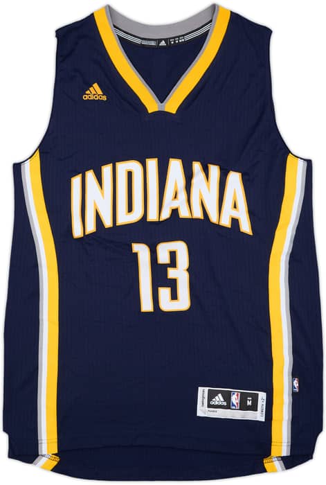 2014-17 Indiana Pacers #13 adidas Swingman Away Jersey (M)