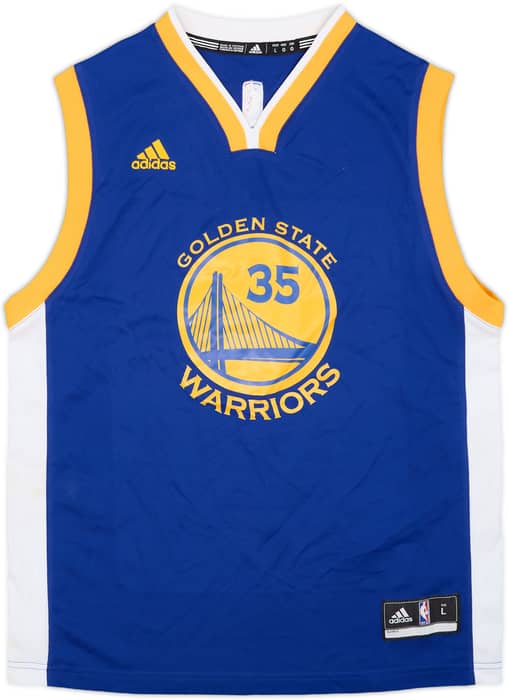 2016-17 Golden State Warriors Durant #35 adidas Away Jersey (L.Boys)