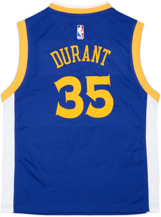 2016-17 Golden State Warriors Durant #35 adidas Away Jersey (L.Boys)
