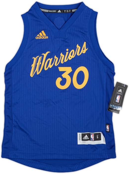 2016 Golden State Warriors Curry #30 adidas Swingman Christmas Day Jersey (S.Boys)