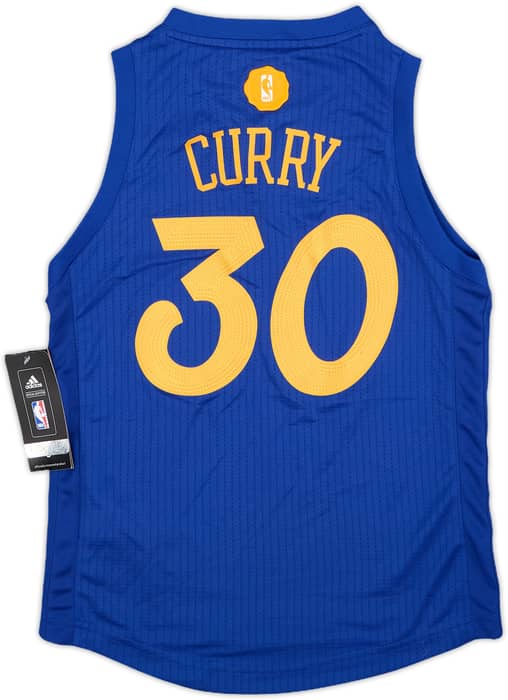 2016 Golden State Warriors Curry #30 adidas Swingman Christmas Day Jersey (S.Boys)