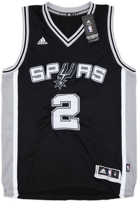 2014-17 San Antonio Spurs Leonard #2 adidas Swingman Away Jersey (M)