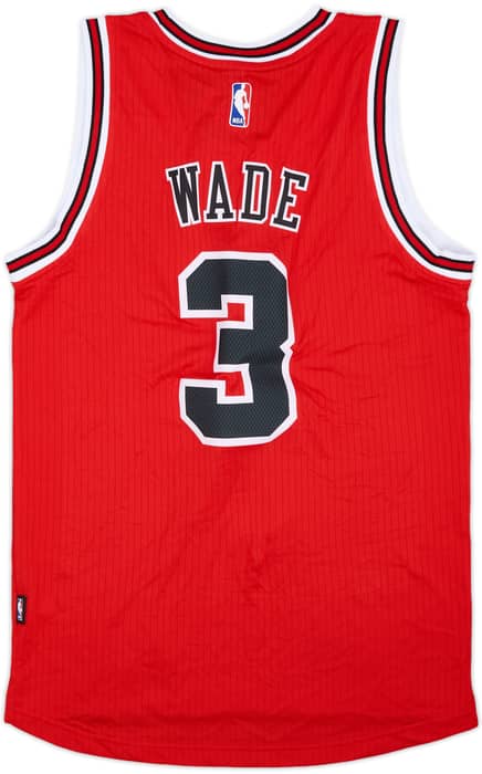 2016-17 Chicago Bulls Wade #3 adidas Swingman Away Jersey (S)
