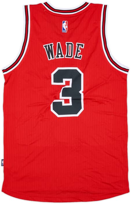2016-17 Chicago Bulls Wade #3 adidas Swingman Away Jersey (S)