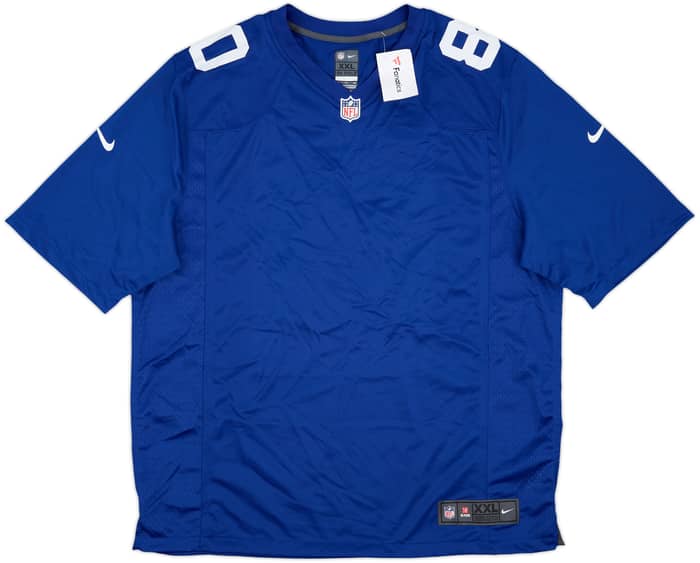 2012 New York Giants Shockey #80 Nike Game Home Jersey (XXL)