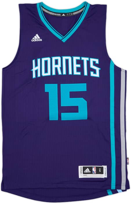 2014-17 Charlotte Hornets Walker #15 adidas Swingman Away Jersey (S)