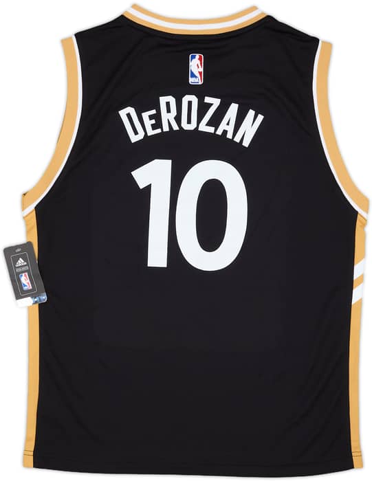 2015-17 Toronto Raptors DeRozan #10 adidas Alternate Jersey (L.Boys)