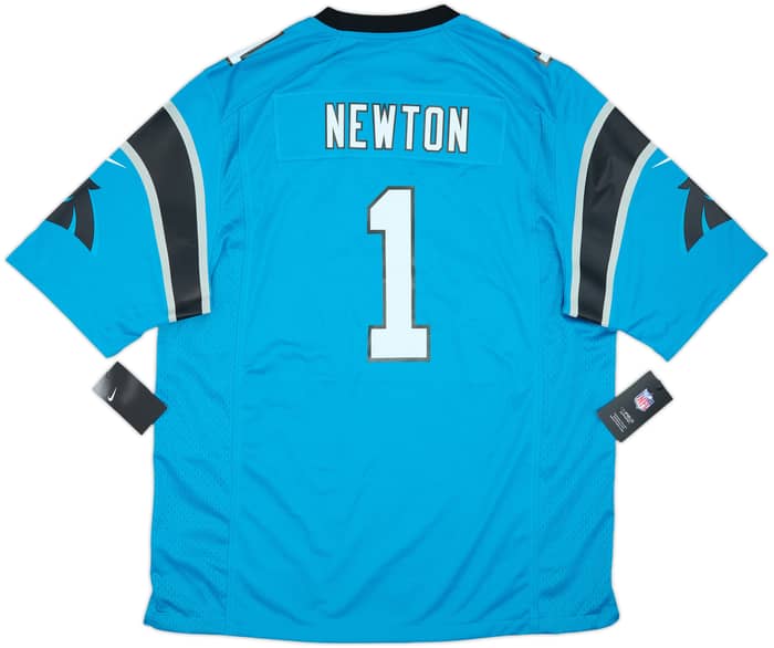 2012-19 Carolina Panthers Newton #1 Nike Game Alternate Jersey (XL)