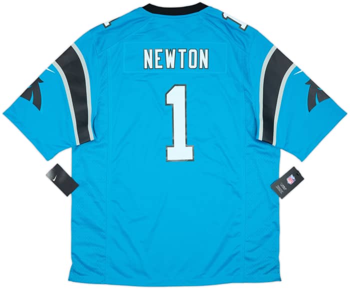 2012-19 Carolina Panthers Newton #1 Nike Game Alternate Jersey (XL)