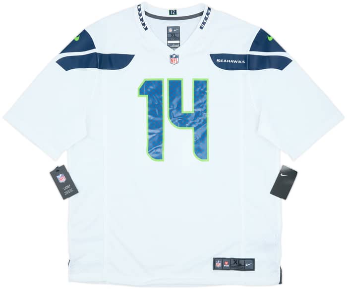 2019-24 Seattle Seahawks Metcalf #14 Nike Game Away Jersey (XL)