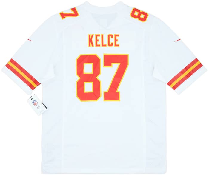 2013-25 Kansas City Chiefs Kelce #87 Nike Game Away Jersey (L)