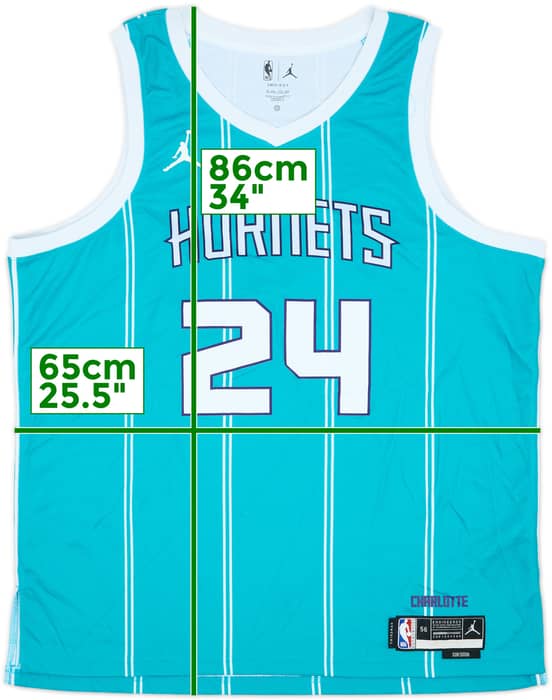 2021-23 Charlotte Hornets Plumlee #24 Jordan Swingman Away Jersey - 8/10 - (XXL)