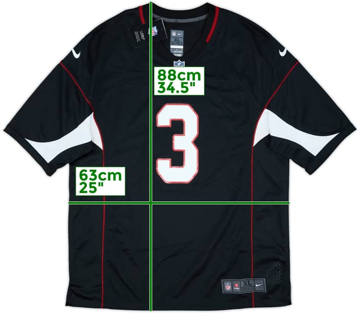 2017-22 Arizona Cardinals Baker #3 Nike Game Alternate Jersey (XL)