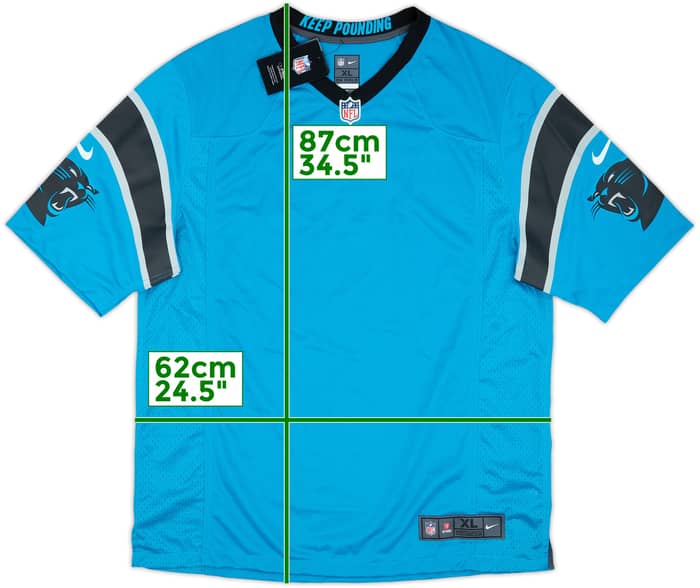 2019-22 Carolina Panthers Burns #53 Nike Game Alternate Jersey (XL)