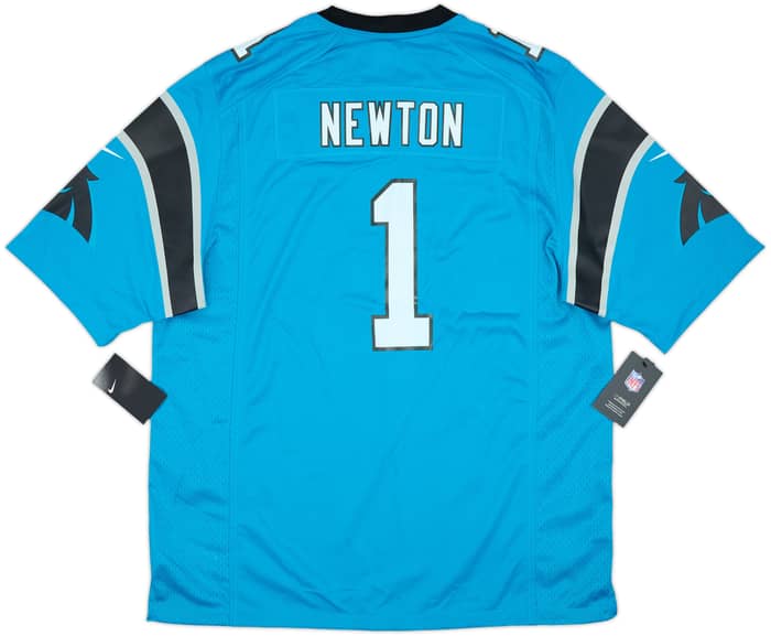 2012-19 Carolina Panthers Newton #1 Nike Game Alternate Jersey (XL)