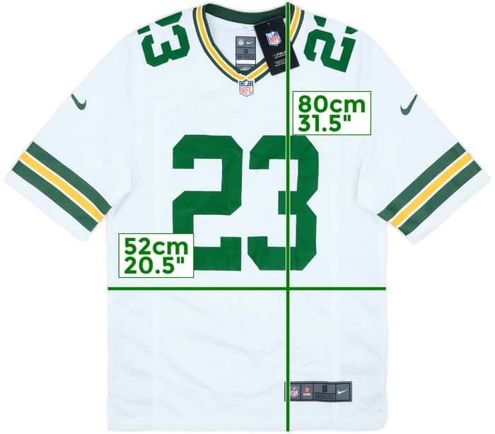 2018-24 Green Bay Packers Alexander #23 Nike Game Away Jersey (S)