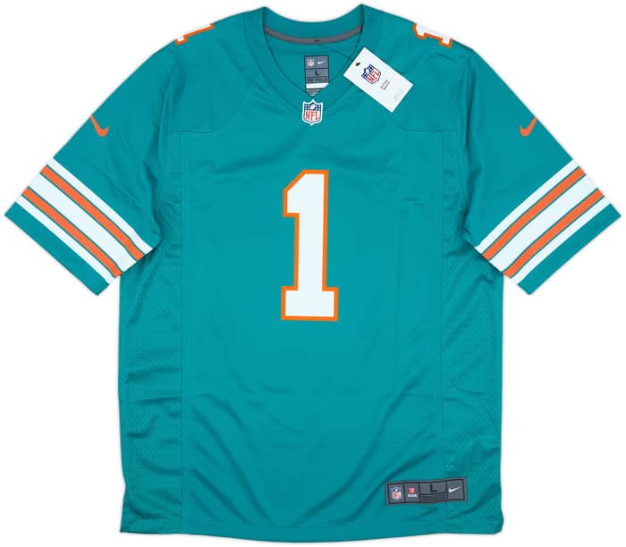 2020-25 Miami Dolphins Tagovailoa #1 Nike Game Alternate Jersey (L)