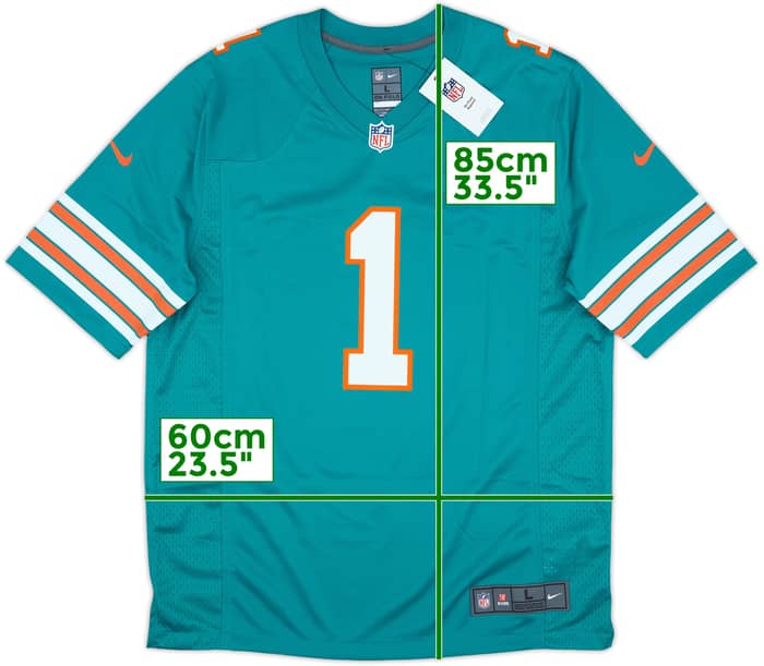 2020-25 Miami Dolphins Tagovailoa #1 Nike Game Alternate Jersey (L)