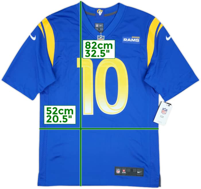 2020-24 LA Rams Kupp #10 Nike Game Home Jersey (S)