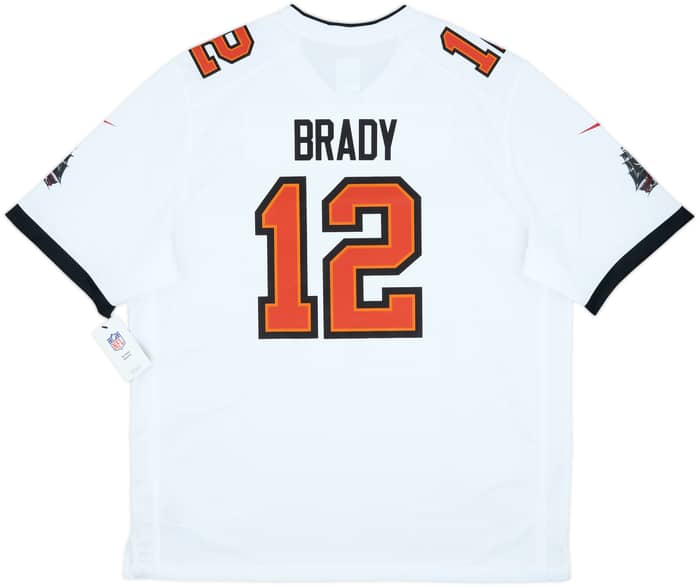 2020-22 Tampa Bay Buccaneers Brady #12 Nike Game Away Jersey (XXL)