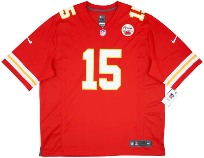 2017-25 Kansas City Chiefs Mahomes #15 Nike Game Home Jersey (XXL)