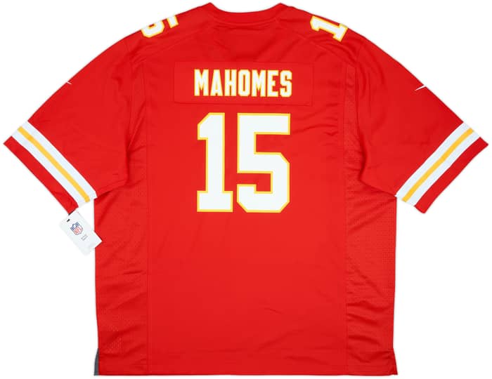 2017-25 Kansas City Chiefs Mahomes #15 Nike Game Home Jersey (XXL)