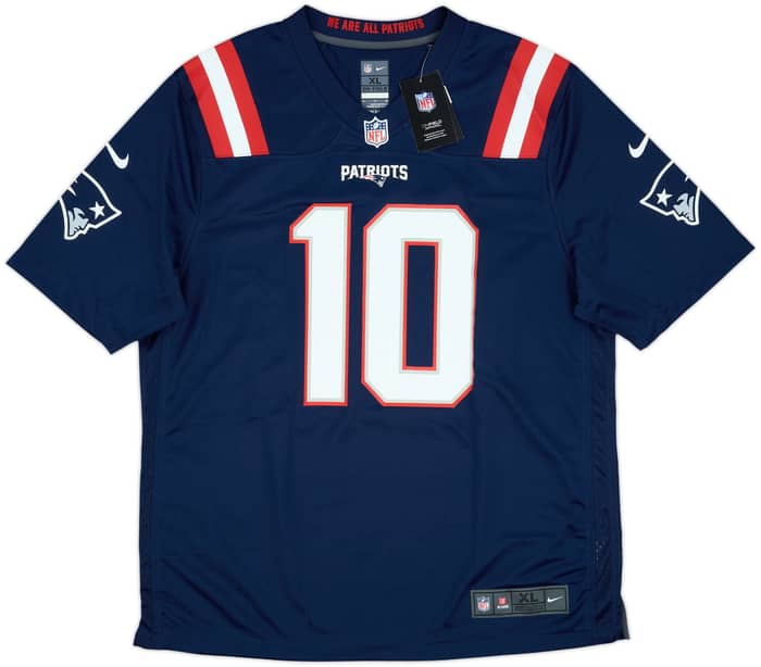 2021-23 New England Patriots Jones #10 Nike Game Home Jersey (XL)