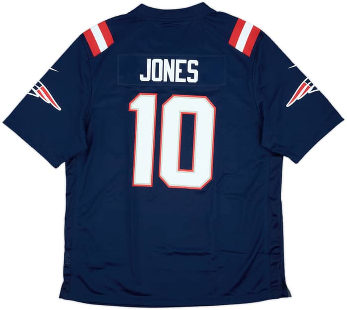 2021-23 New England Patriots Jones #10 Nike Game Home Jersey (XL)