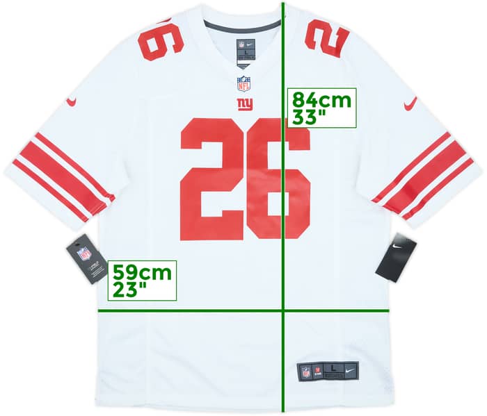 2018-23 New York Giants Barkley #26 Nike Game Away Jersey (L)