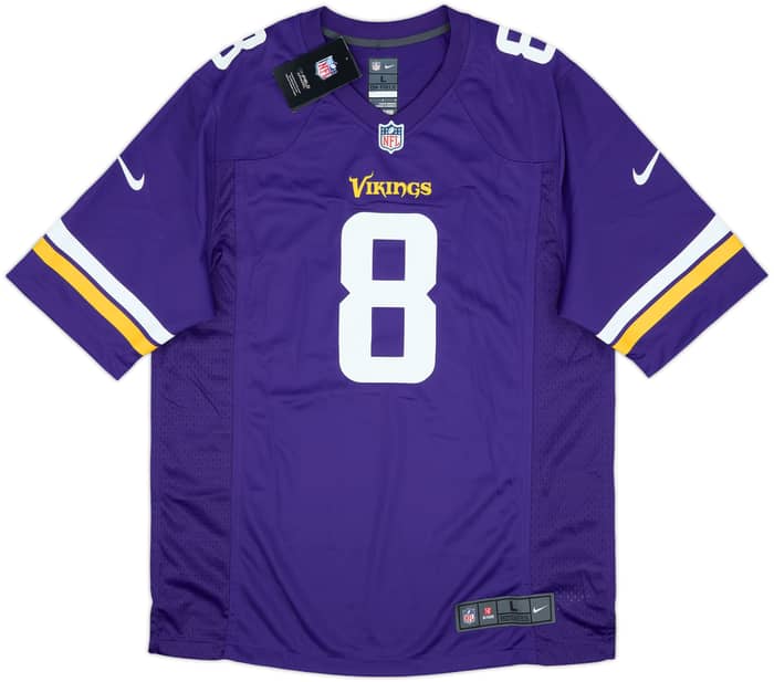 2018-23 Minnesota Vikings Cousins #8 Nike Game Home Jersey (L)