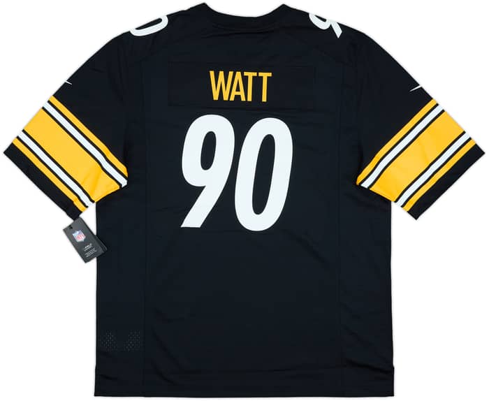 2018-25 Pittsburgh Steelers Watt #90 Nike Game Home Jersey (XL)