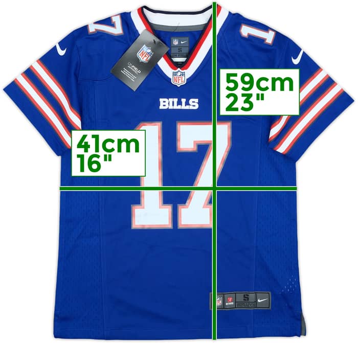 2018-25 Buffalo Bills Allen #17 Nike Game Home Jersey (S.Boys)