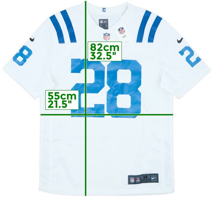 2020-25 Indianapolis Colts Taylor #28 Nike Game Away Jersey (M)