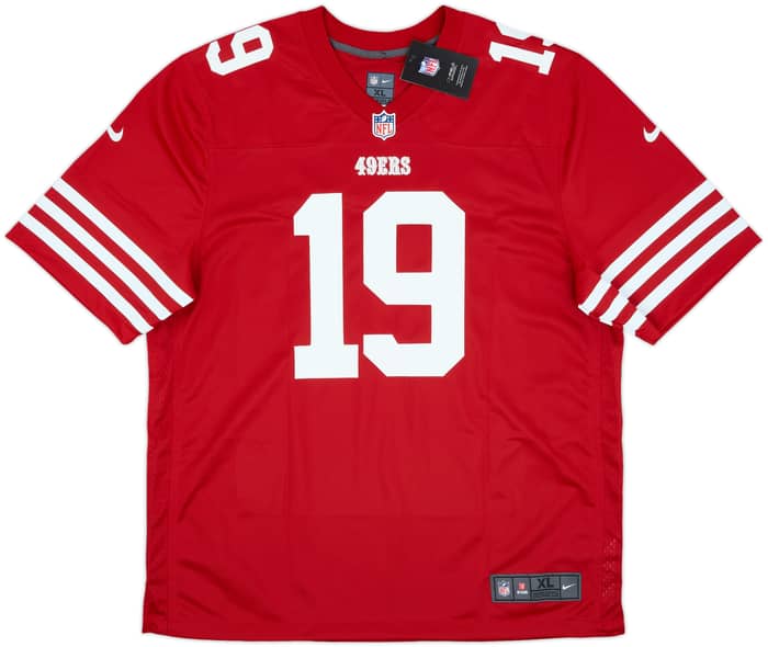 2022-24 San Francisco 49ers Samuel #19 Nike Game Home Jersey (XL)