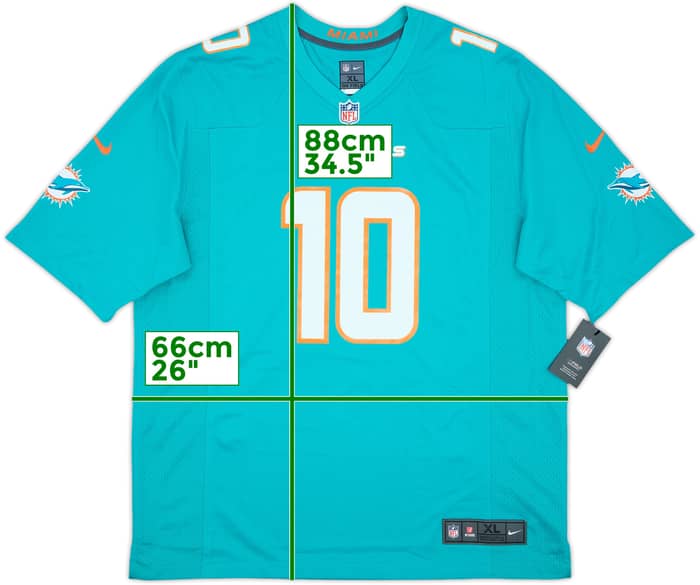 2022-25 Miami Dolphins Hill #10 Nike Game Home Jersey (XL)