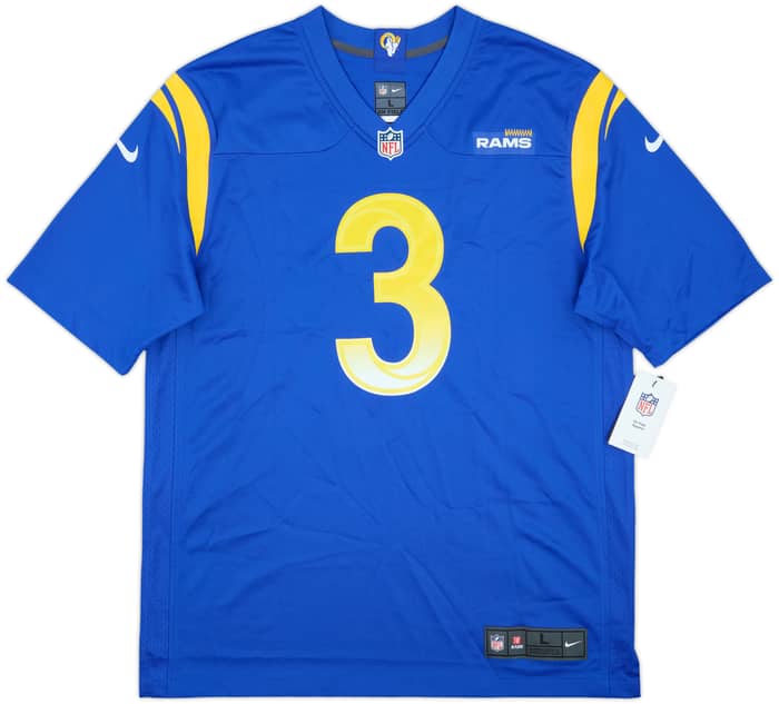 2021 LA Rams Beckham Jr #3 Nike Game Home Jersey (L)