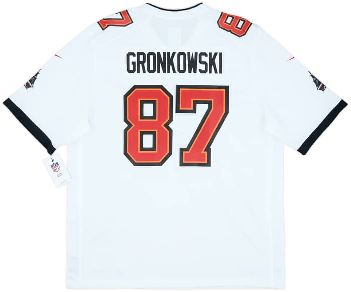 2020-21 Tampa Bay Buccaneers Gronkowski #87 Nike Game Away Jersey (XL)