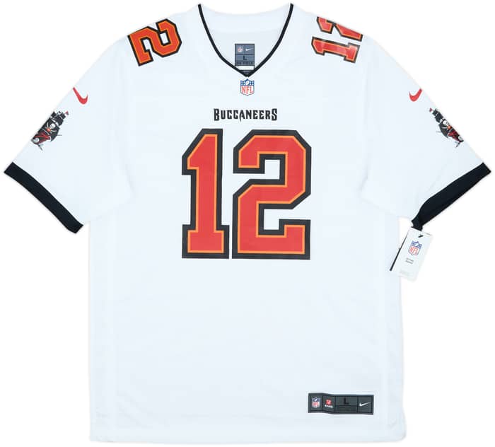 2020-22 Tampa Bay Buccaneers Brady #12 Nike Game Away Jersey (L)