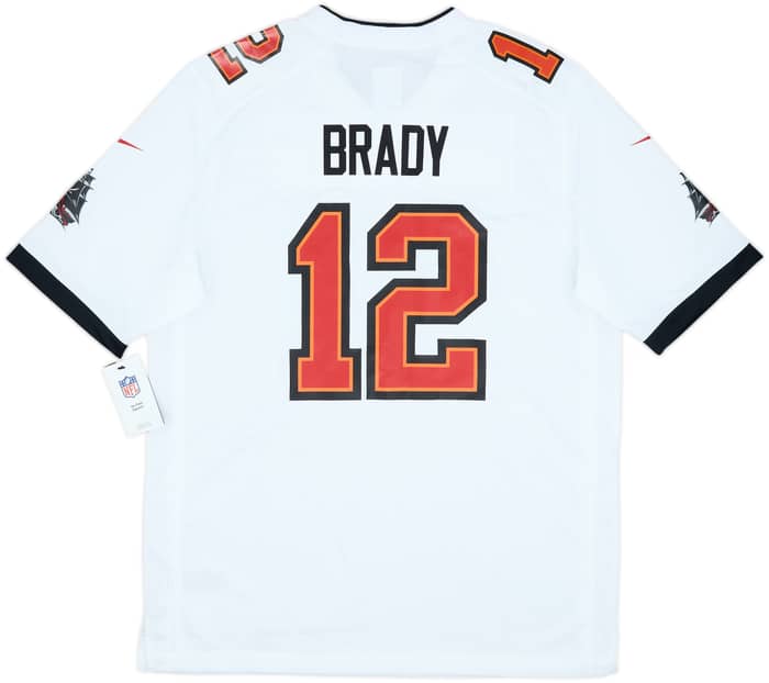 2020-22 Tampa Bay Buccaneers Brady #12 Nike Game Away Jersey (L)