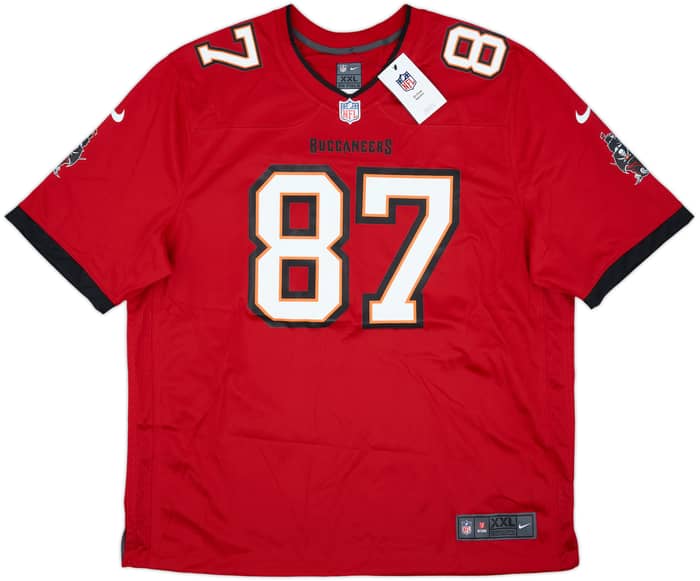 2020-21 Tampa Bay Buccaneers Gronkowski #87 Nike Game Home Jersey (XXL)