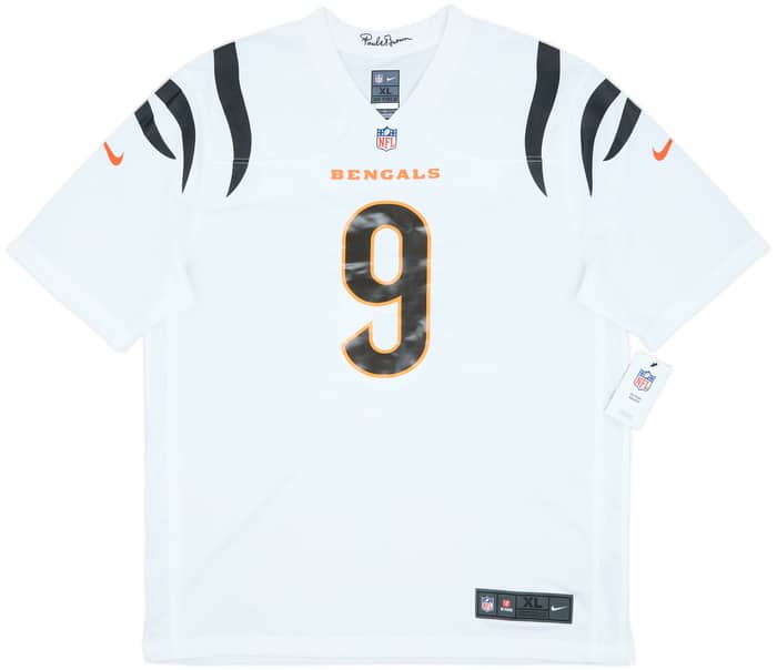 2021-25 Cincinnati Bengals Burrow #9 Nike Game Away Jersey (XL)