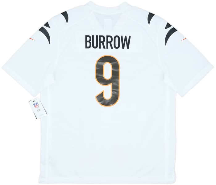 2021-25 Cincinnati Bengals Burrow #9 Nike Game Away Jersey (XL)