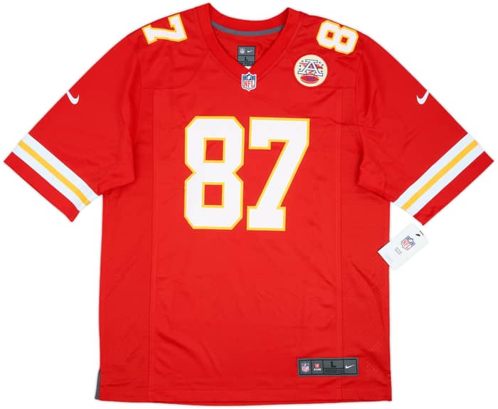 2013-25 Kansas City Chiefs Kelce #87 Nike Game Home Jersey (L)