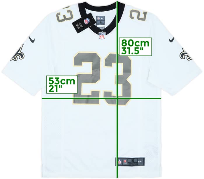 2017-24 New Orleans Saints Lattimore #23 Nike Game Away Jersey (S)