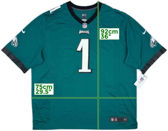 2020-23 Philadelphia Eagles Hurts #1 Nike Game Home Jersey (3XL)
