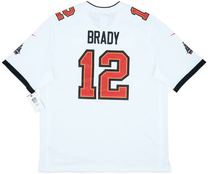 2020-22 Tampa Bay Buccaneers Brady #12 Nike Game Away Jersey (XL)
